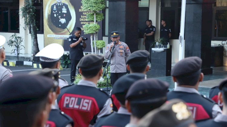 Polresta Malang Kota Libatkan 250 Personel Pengamanan Libur Panjang Hari Raya Idul Adha 1446H